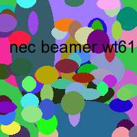 nec beamer wt610